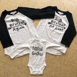Pregnancy announcement shirts